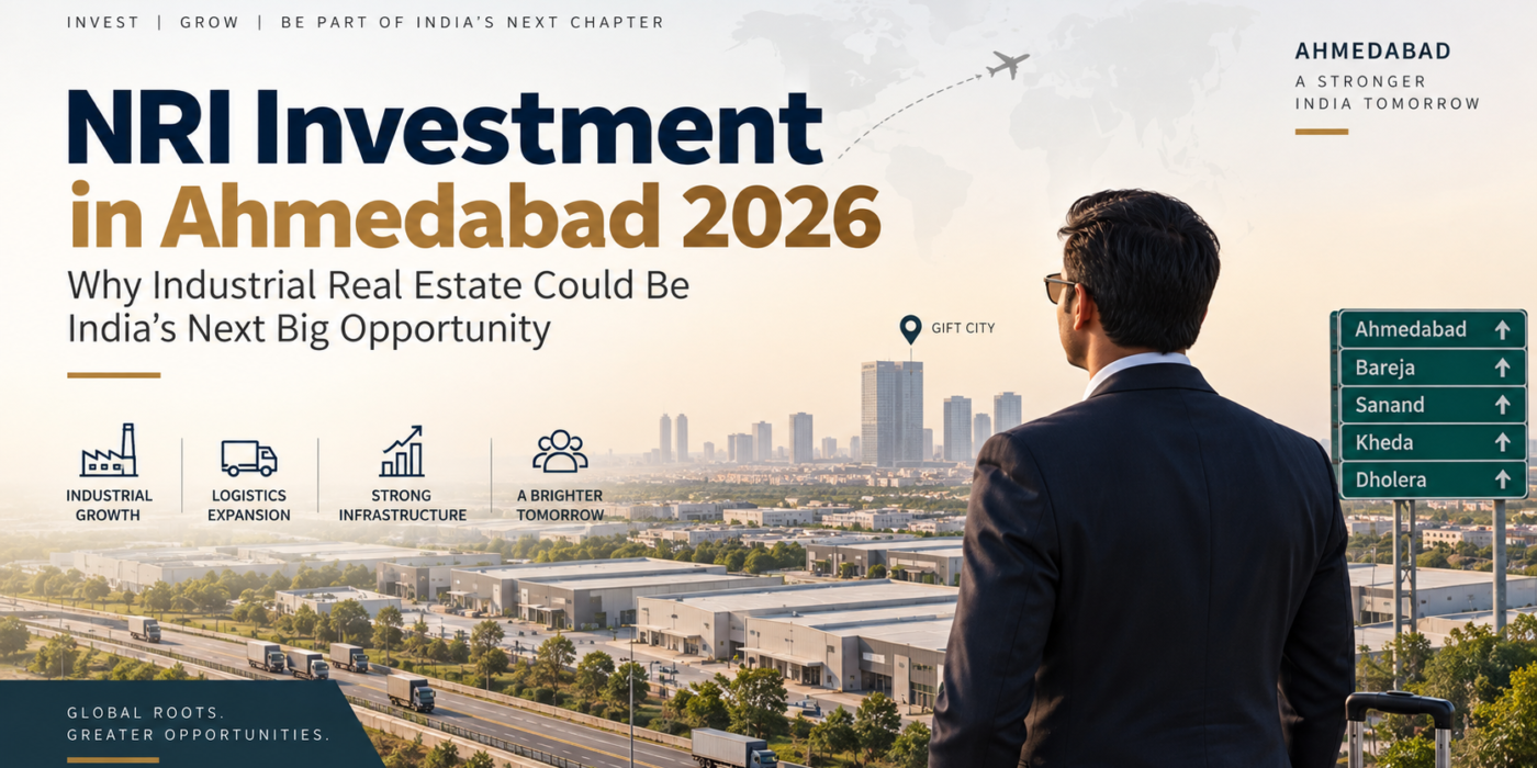 NRI investment in Ahmedabad India 2026 industrial real estate opportunity